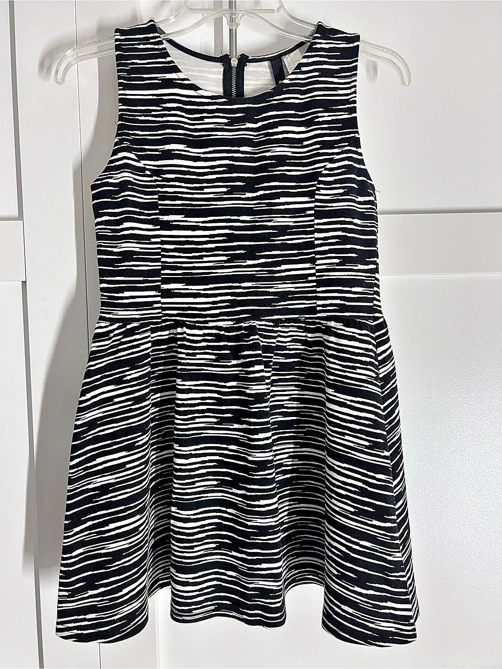 H&M Black & White Mini Dress Size Small